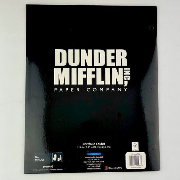 THE Office Michael Scott DUNDER muffler Inc. Portfolio folder - Picture 3 of 4